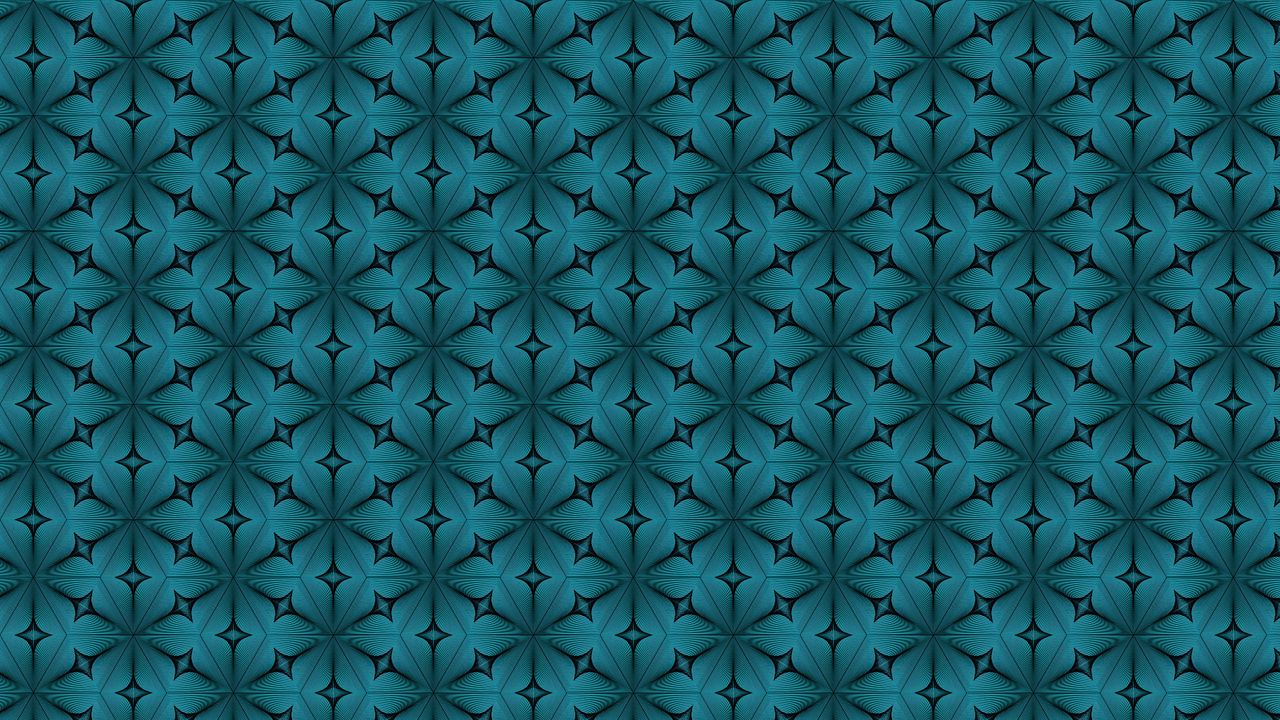 Wallpaper pattern, geometric, turquoise, symmetry, lines