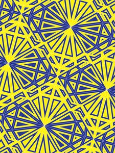 Preview wallpaper pattern, geometry, lines, tangled, yellow