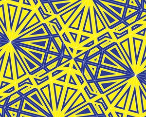 Preview wallpaper pattern, geometry, lines, tangled, yellow