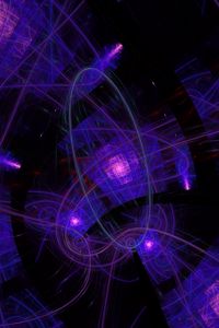 Preview wallpaper pattern, glow, abstraction, purple