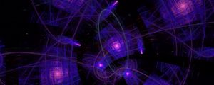 Preview wallpaper pattern, glow, abstraction, purple