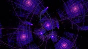 Preview wallpaper pattern, glow, abstraction, purple