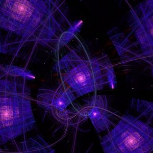 Preview wallpaper pattern, glow, abstraction, purple