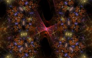 Preview wallpaper pattern, glow, abstraction, dark