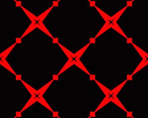 Preview wallpaper pattern, grid, red, symmetry, abstraction