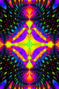 Preview wallpaper pattern, kaleidoscope, fractal, abstraction, colorful