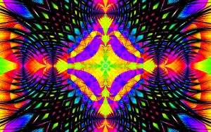 Preview wallpaper pattern, kaleidoscope, fractal, abstraction, colorful