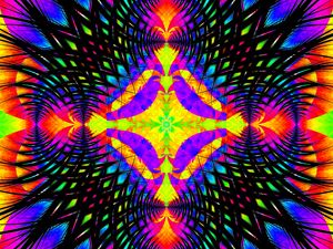 Preview wallpaper pattern, kaleidoscope, fractal, abstraction, colorful