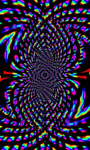 Preview wallpaper pattern, kaleidoscope, fractal, abstraction, bright