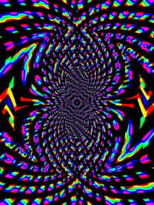 Preview wallpaper pattern, kaleidoscope, fractal, abstraction, bright