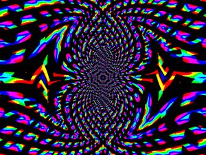 Preview wallpaper pattern, kaleidoscope, fractal, abstraction, bright