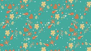 Preview wallpaper pattern, leaves, flowers, branches