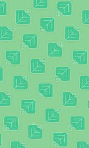 Preview wallpaper pattern, leaves, obliquely, green