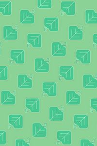 Preview wallpaper pattern, leaves, obliquely, green