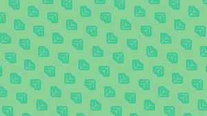 Preview wallpaper pattern, leaves, obliquely, green
