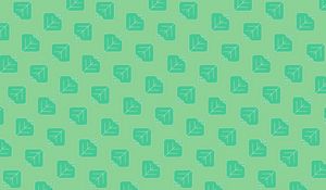 Preview wallpaper pattern, leaves, obliquely, green