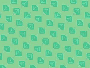 Preview wallpaper pattern, leaves, obliquely, green