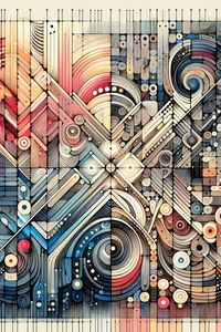 Preview wallpaper pattern, lines, abstraction, background, colorful