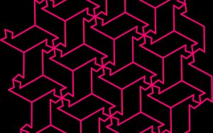 Preview wallpaper pattern, lines, abstraction, pink