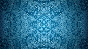 Preview wallpaper pattern, lines, abstraction, blue, white
