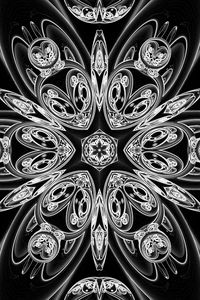 Preview wallpaper pattern, lines, black and white, abstraction