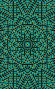 Preview wallpaper pattern, lines, geometry, fractal, green