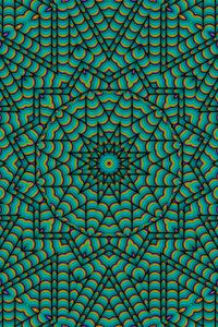 Preview wallpaper pattern, lines, geometry, fractal, green