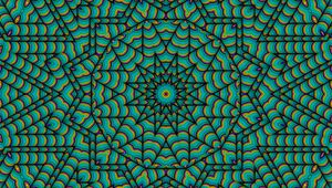 Preview wallpaper pattern, lines, geometry, fractal, green