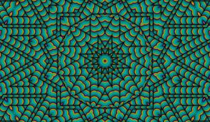 Preview wallpaper pattern, lines, geometry, fractal, green