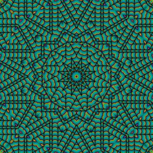 Preview wallpaper pattern, lines, geometry, fractal, green