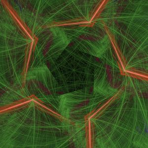 Preview wallpaper pattern, lines, intersection, green, background, abstraction