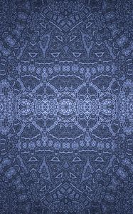 Preview wallpaper pattern, lines, symmetry, reflection, abstraction, blue