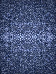 Preview wallpaper pattern, lines, symmetry, reflection, abstraction, blue