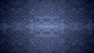 Preview wallpaper pattern, lines, symmetry, reflection, abstraction, blue