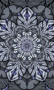 Preview wallpaper pattern, mandala, abstraction, symmetry