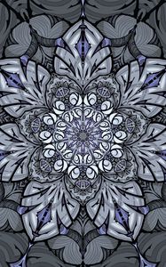 Preview wallpaper pattern, mandala, abstraction, symmetry