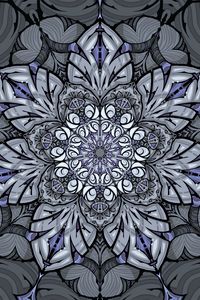 Preview wallpaper pattern, mandala, abstraction, symmetry