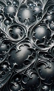 Preview wallpaper pattern, metal, relief, abstraction, gray