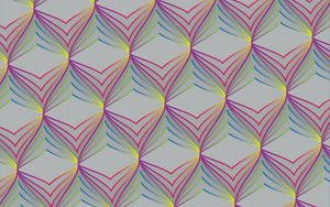 Preview wallpaper pattern, optical illusion, volume, colorful, texture