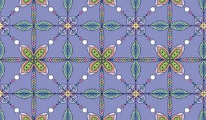 Preview wallpaper pattern, ornament, colorful, symmetric, endless