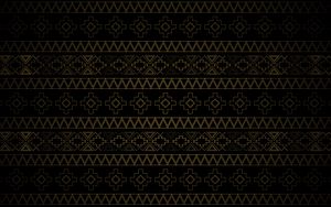 Preview wallpaper pattern, ornament, motif, symmetry, dark
