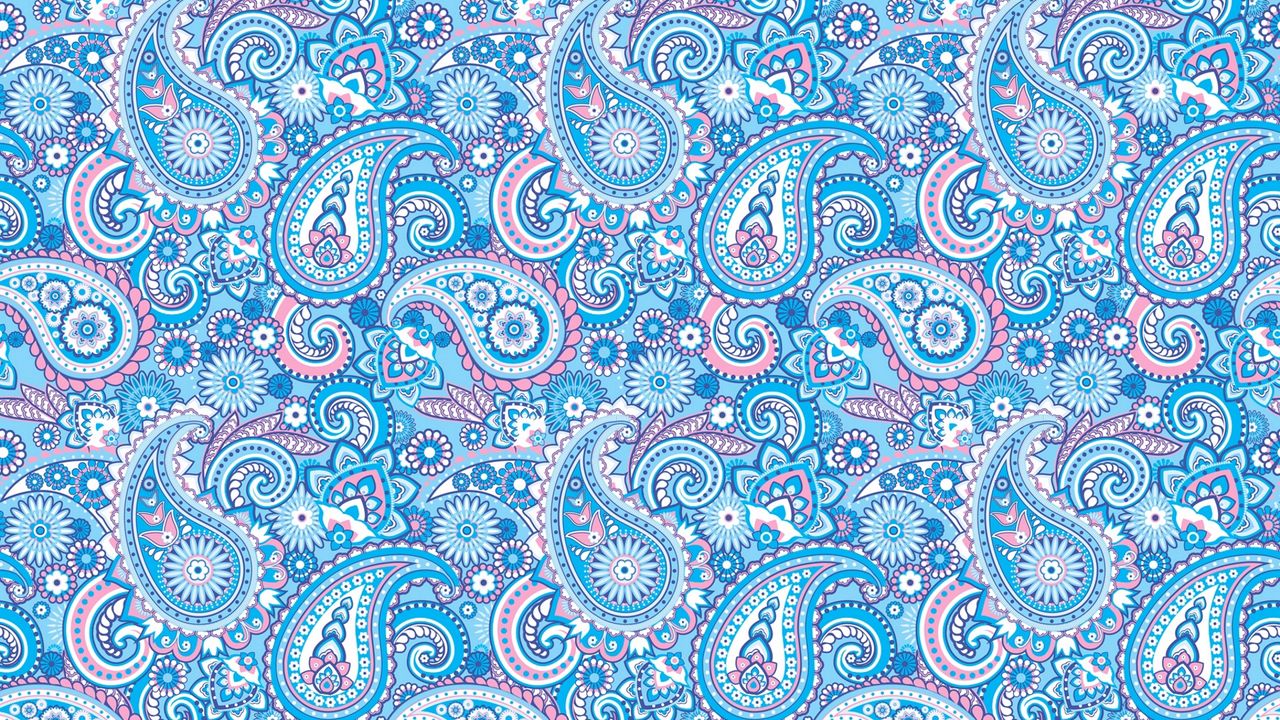 Wallpaper pattern, patterns, texture, blue, pink