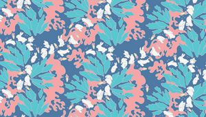 Preview wallpaper pattern, rabbits, leaves, carrots