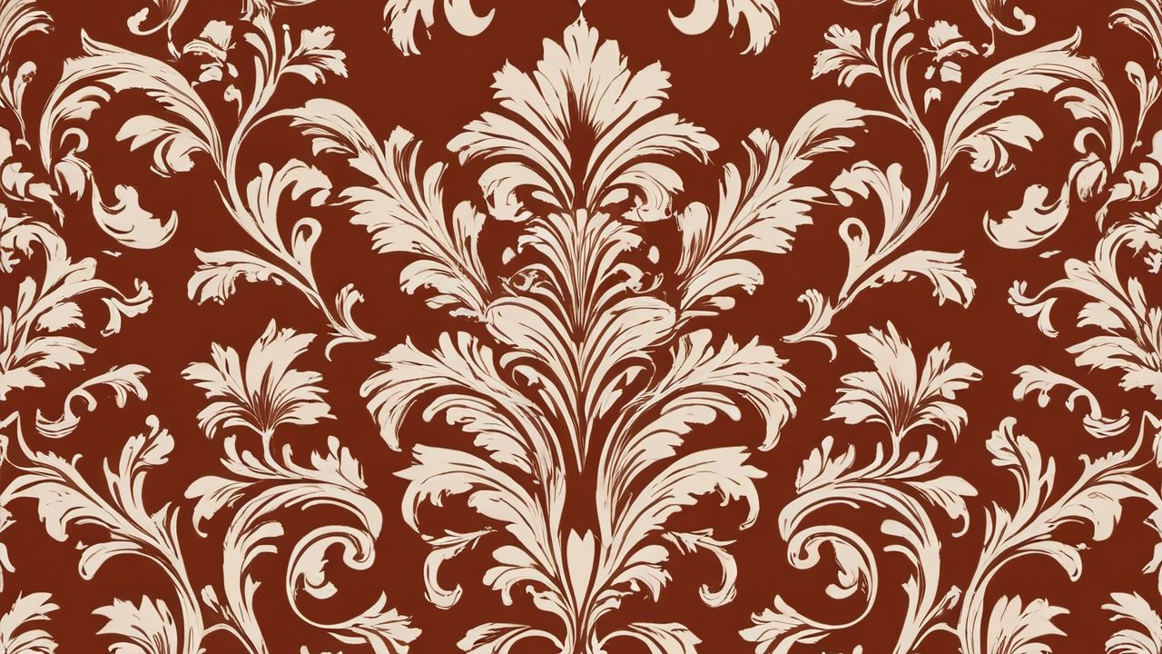 Wallpaper pattern, red, white, abstraction