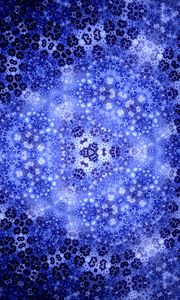 Preview wallpaper pattern, shapes, dots, abstraction, blue