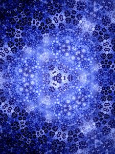 Preview wallpaper pattern, shapes, dots, abstraction, blue