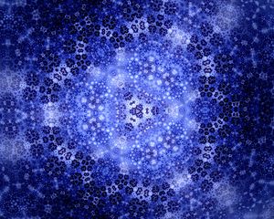 Preview wallpaper pattern, shapes, dots, abstraction, blue