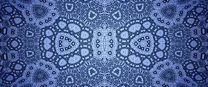 Preview wallpaper pattern, shapes, ornament, abstraction, blue