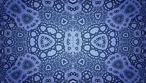 Preview wallpaper pattern, shapes, ornament, abstraction, blue