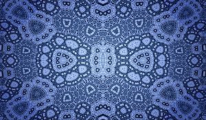 Preview wallpaper pattern, shapes, ornament, abstraction, blue